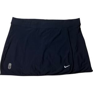 Nike Y2K Vintage Black Tennis X Athletic Skirt